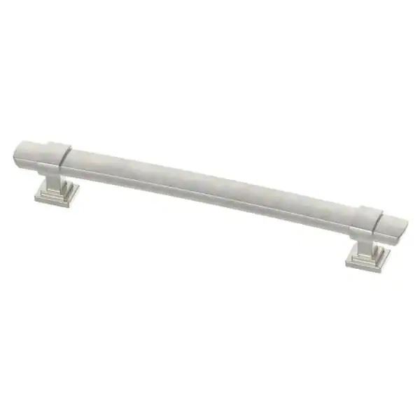 6-5/16" Wrapped Square Pull Satin Nickel