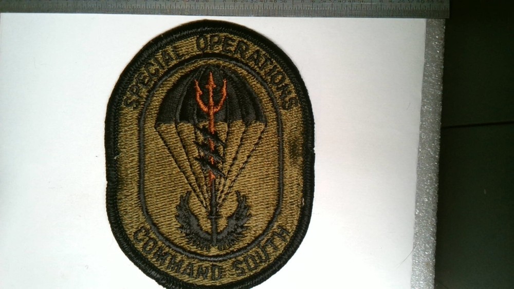 MILITARY PATCH SEW ON US ARMY SPECIAL OPERATIONS COMMAND SOUTH