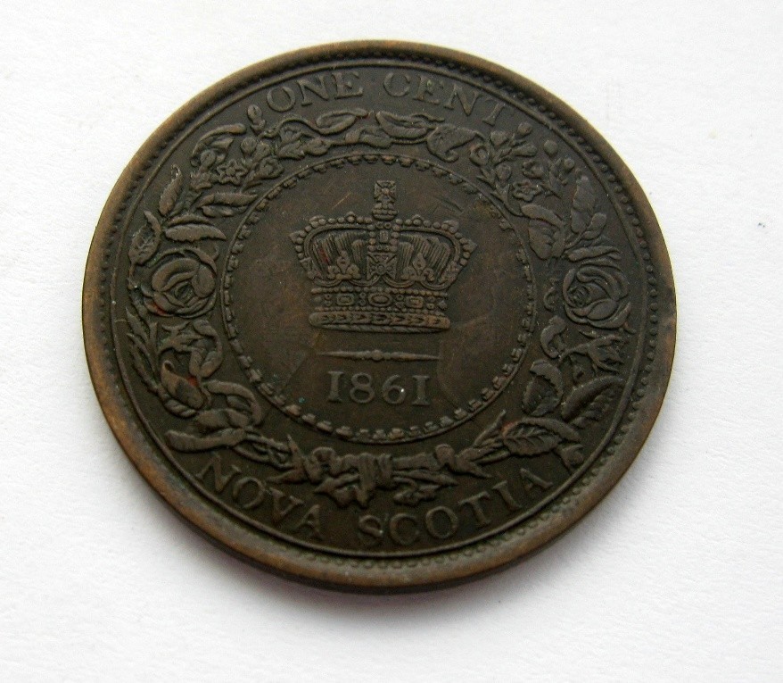 1861 Nova Scotia One Cent - NICE
