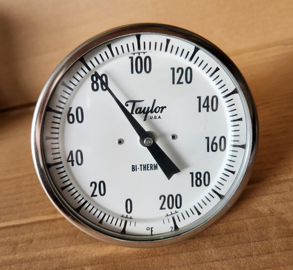 Taylor Bitherm Dial Thermometer 5" Model BA5104E081