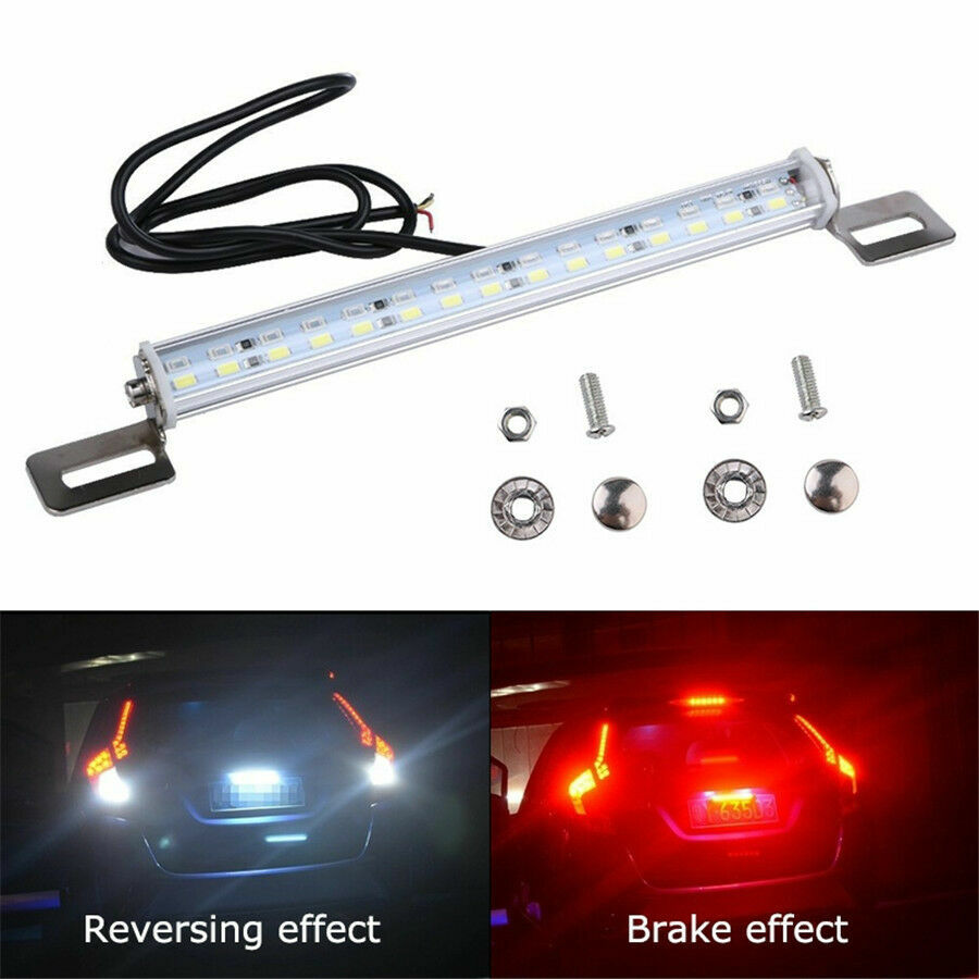 White Red 30 LED License Plate Tag Light Lamp for Truck SUV Trailer Universal