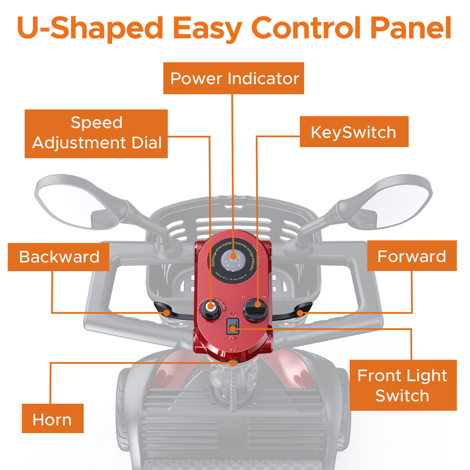 ENGWE EASE 3 Mobility Scooter 250W 4 Wheels Seniors E-Scooter Folding Wheelchair