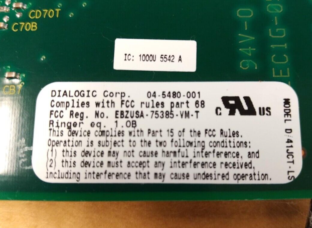 Avaya Dialogic D41JCT-LS