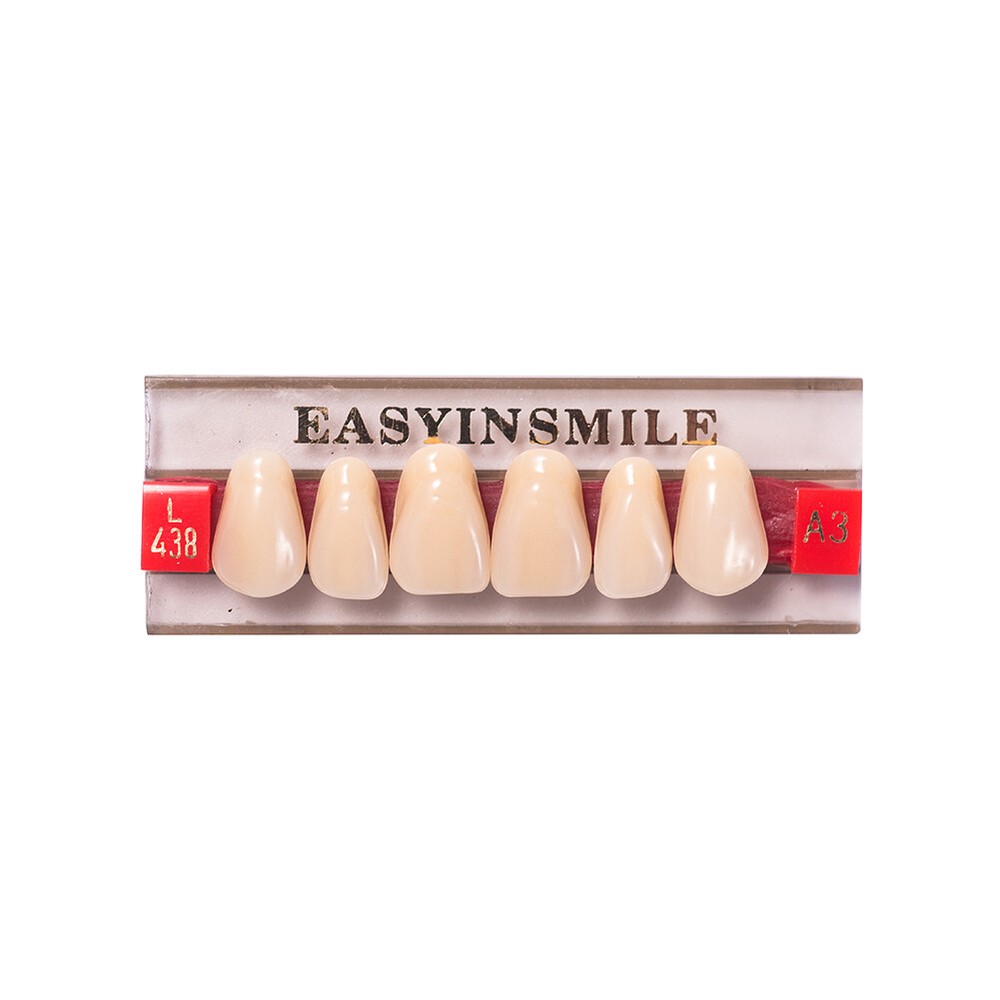 Denture Shade A3 Acrylic Resin FullSet Teeth Upper Lower Dental False Teeth 1Set