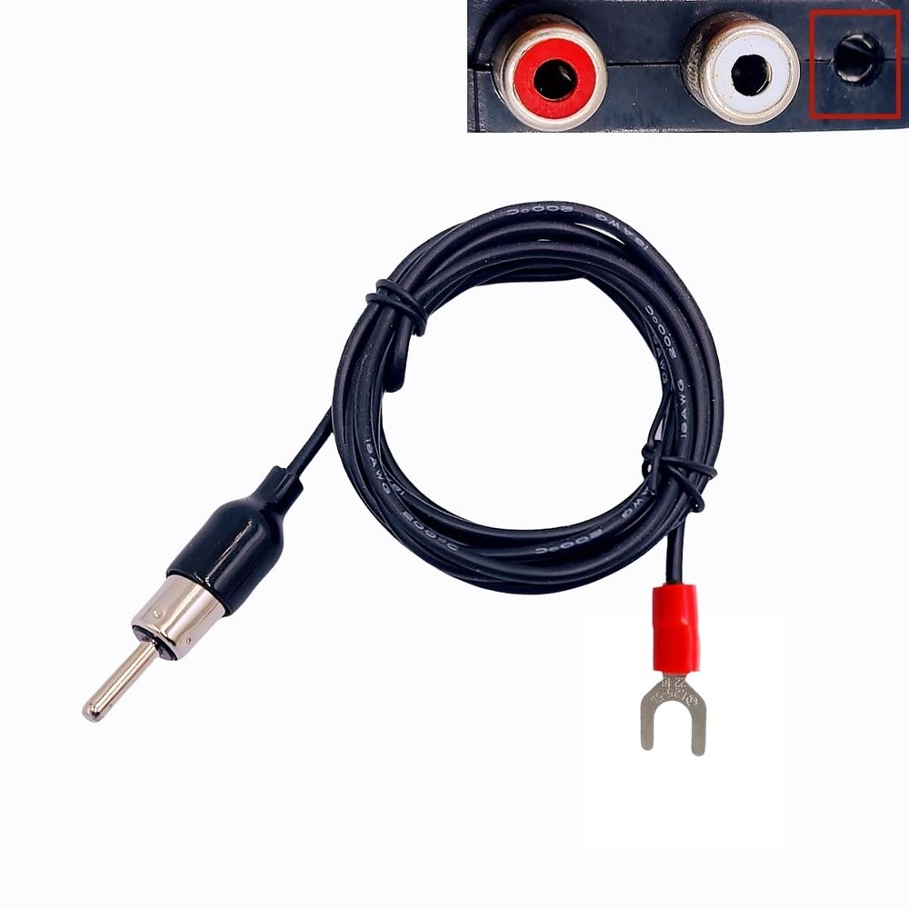 Funayama Turntable Ground Wire Plug-in Grounding for Technics black