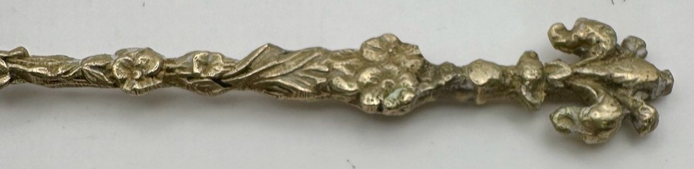 Ornate Silver ? Scoop Shovel Spoon