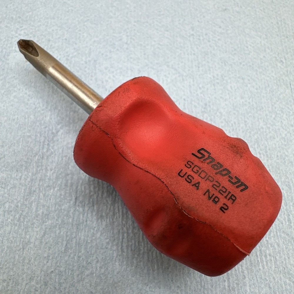 Snap-on Tools Phillips # 2 Hard Handle Screwdriver  SHDP22IR USA