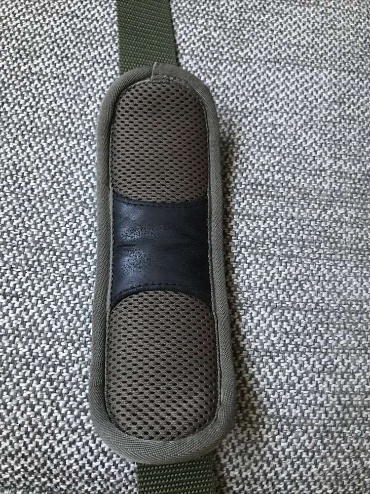 LL Bean Replacement Green Padded Adjustable Green Canvas Strap Up To 52.5”