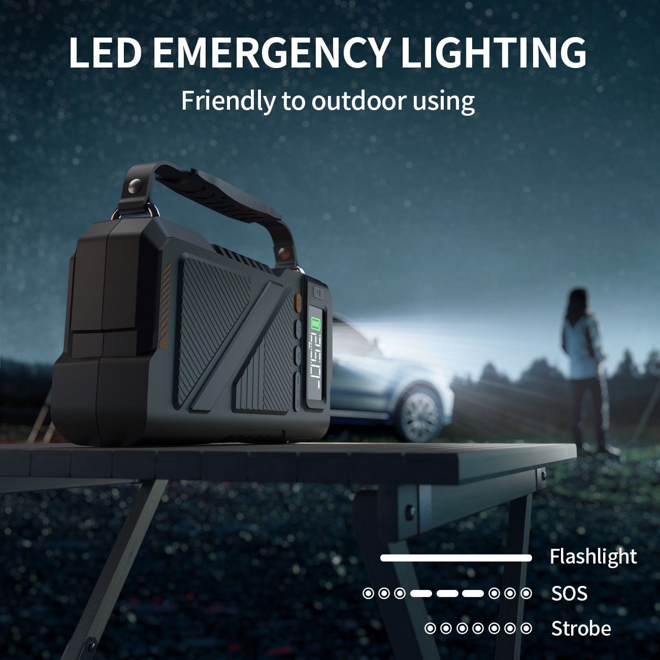 Geeneu 9000A Car Jump Starter with Air compressor ortable 12V Car BatteryBooster