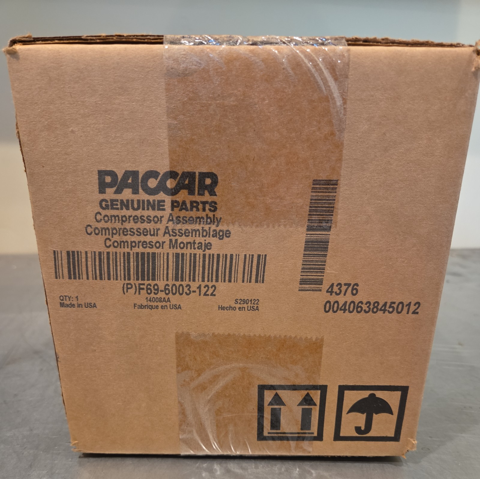 Paccar F69-6003-122 | A/C Compressor For Kenworth, Peterbilt