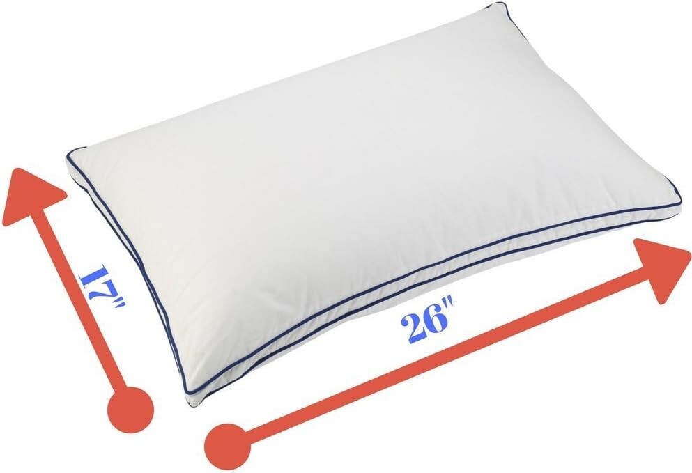 Premium Large Water Sleeping Pillow | Adjustable and Supportive Waterbase Pil...