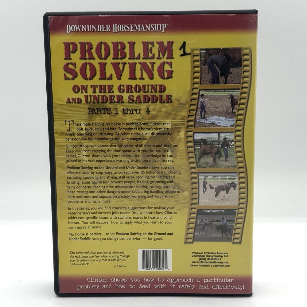 DownUnder Horsemanship - Problem Solving On Ground & Under Saddle (DVD, 2004)