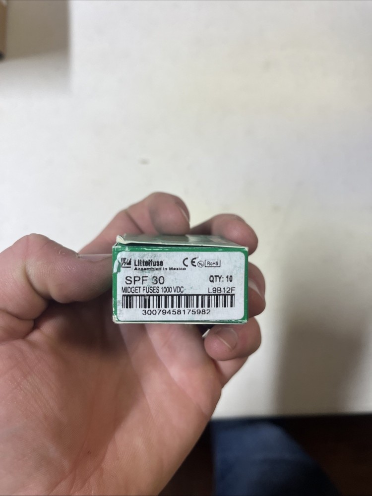 Littelfuse SPF 30 Midget Fuses 1000 Vdc