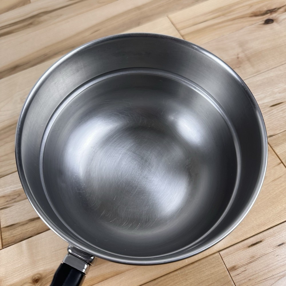 Farberware 7” Round Deep Stainless Double Boiler & Steamer Strainer Insert Set
