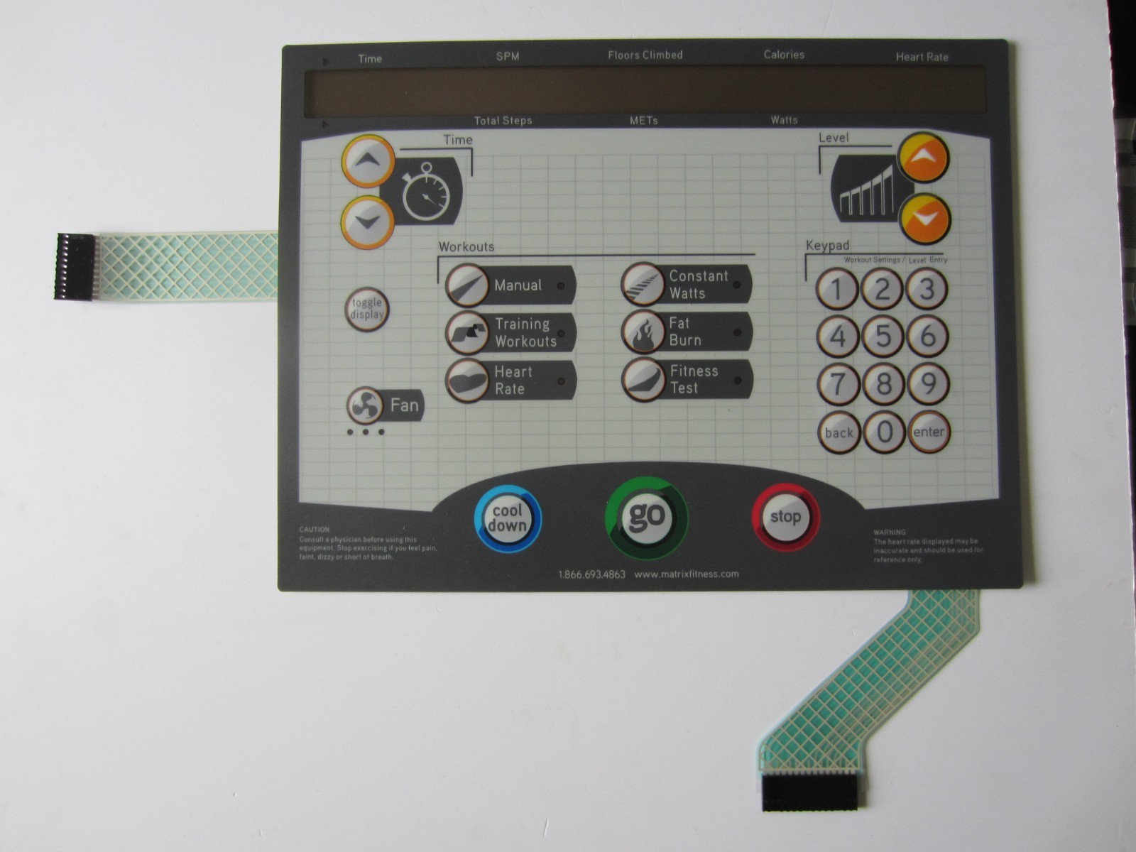 Matrix C5X-01 CCS17 ClimbMill Overlay Keypad