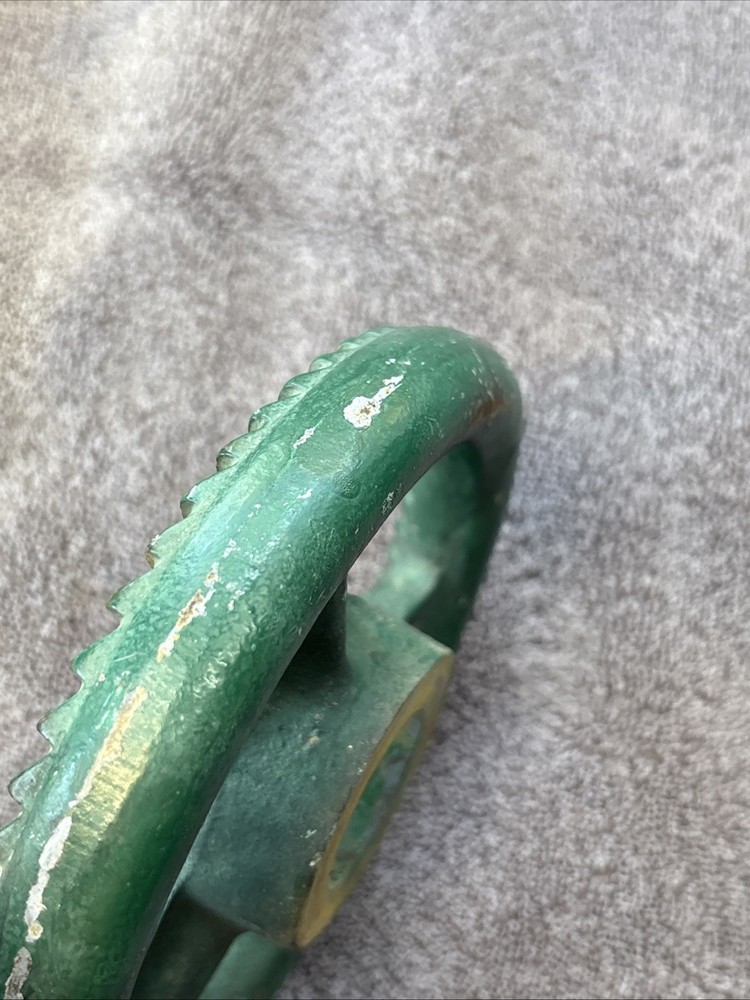 ** MISSING HANDLE** Vintage Champion Blower And Forge Post Drill Feed Gear.