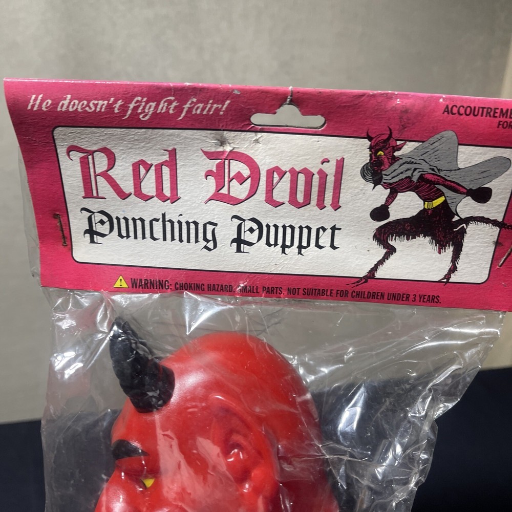Vintage Rojus Boxing Devil Hand Punching Puppet 2000