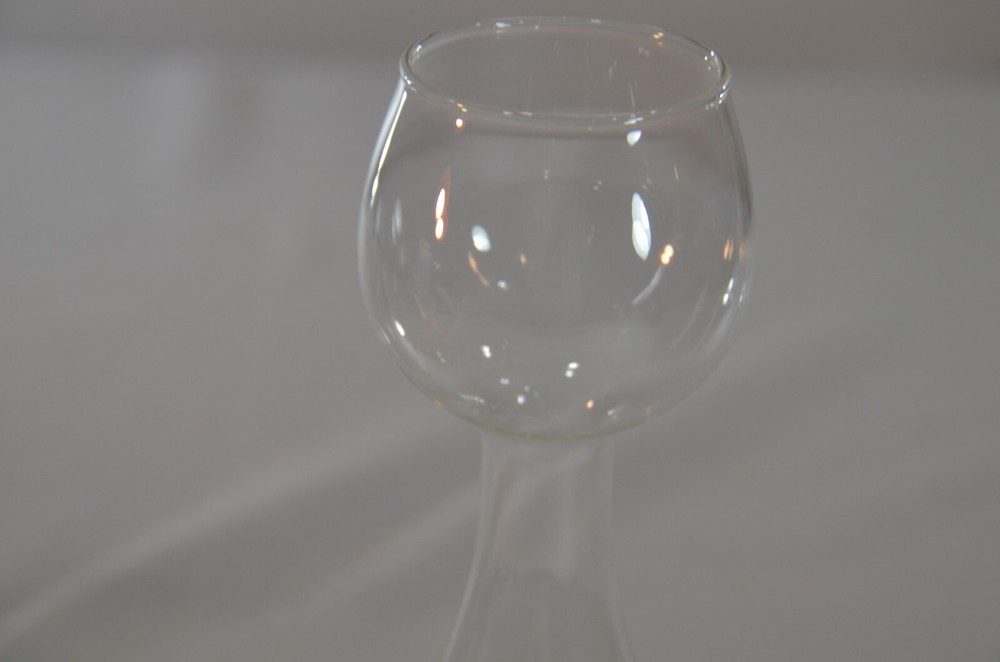 Wine Bottle / Bottle with Glass On Top
