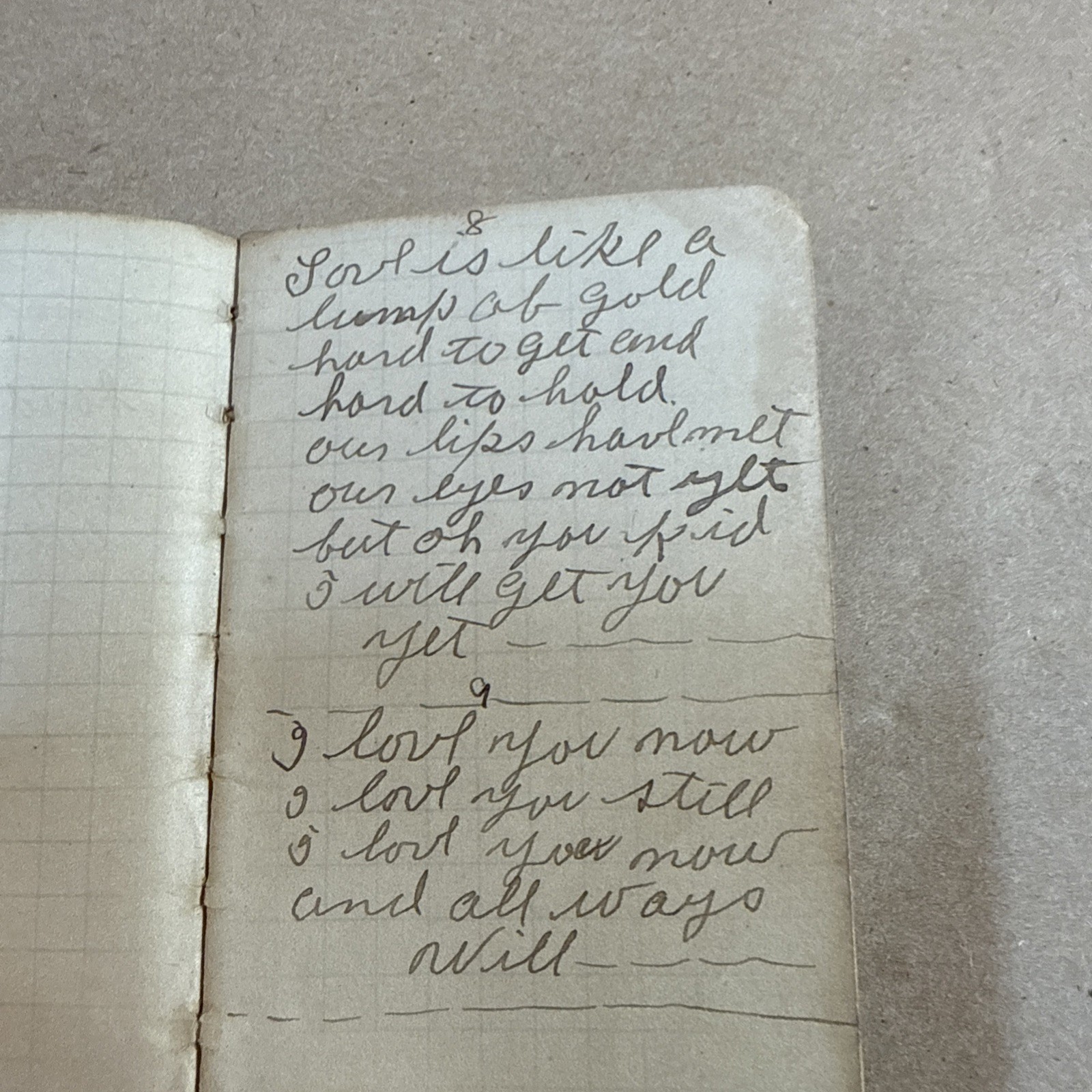 WWI Camp Travis Soldier’s Little Book Of Love Poems