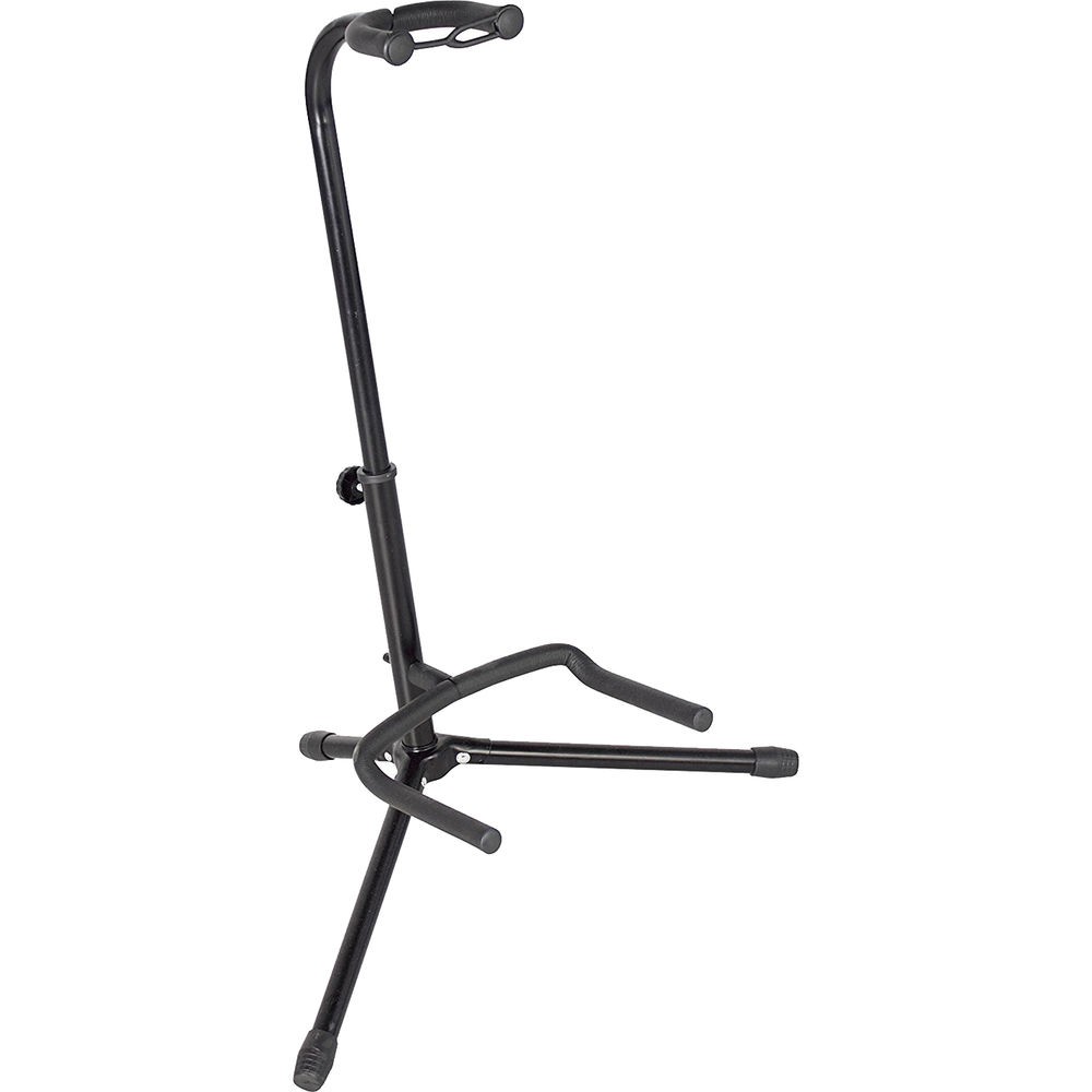 LAVA GENIE Stringless Guitar Bundle Case Mic Stand Sanitizer Black
