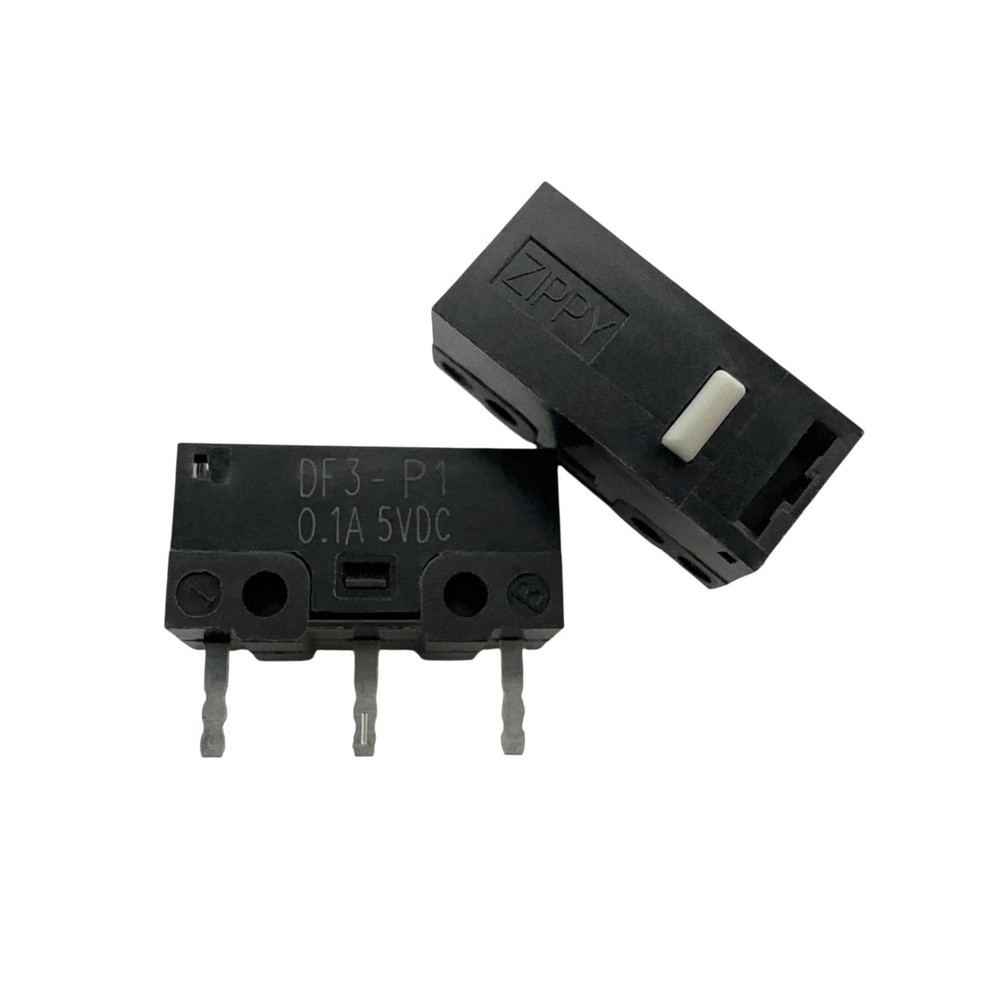 2x ZIPPY DF3-P1 White Dot 3 Pin Mouse Micro Switch
