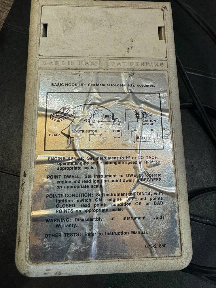 Vintage Dixco Pro-Tester 10 Diagnostic Analyzer Model 1403 – Untested