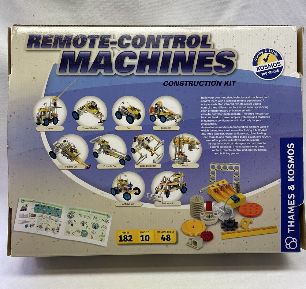 Thames & Kosmos Remote Control Machines Construction Kit Experiment Kit (New)