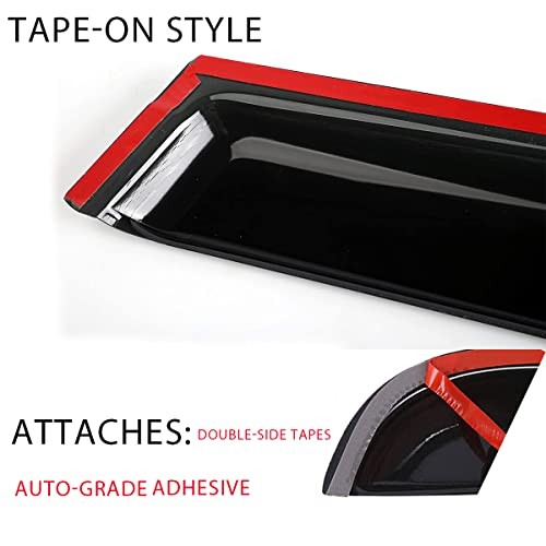 Original 4pcs Vent Window Wind Deflector Compatible For Mazda CX9 2007-2015