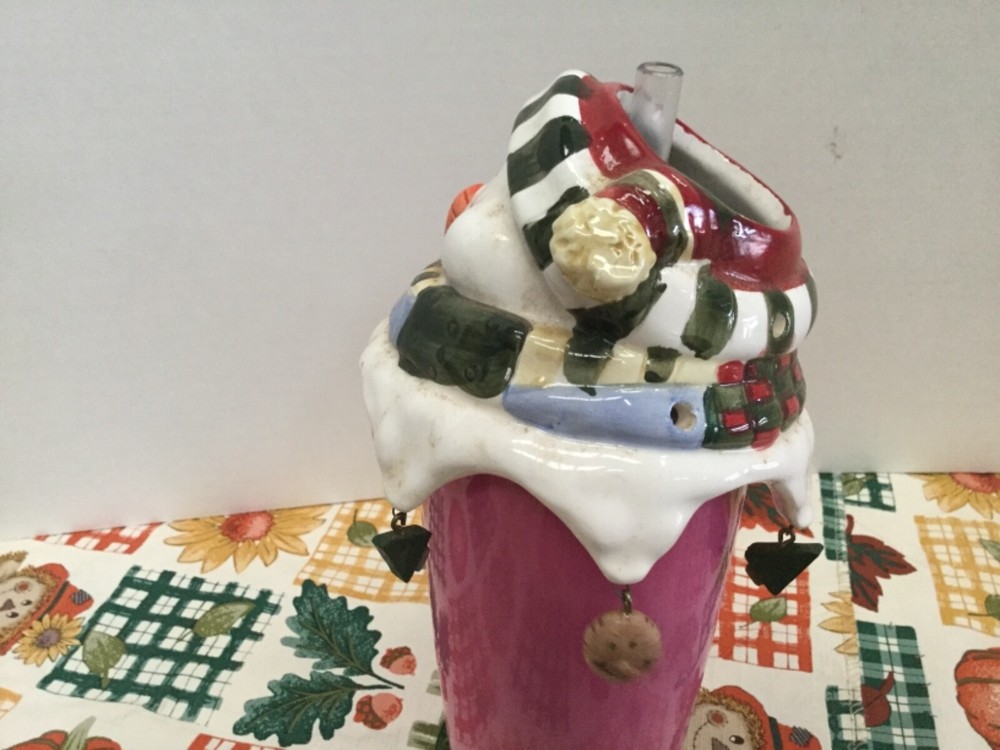 Snowman candle topper Candle Ring