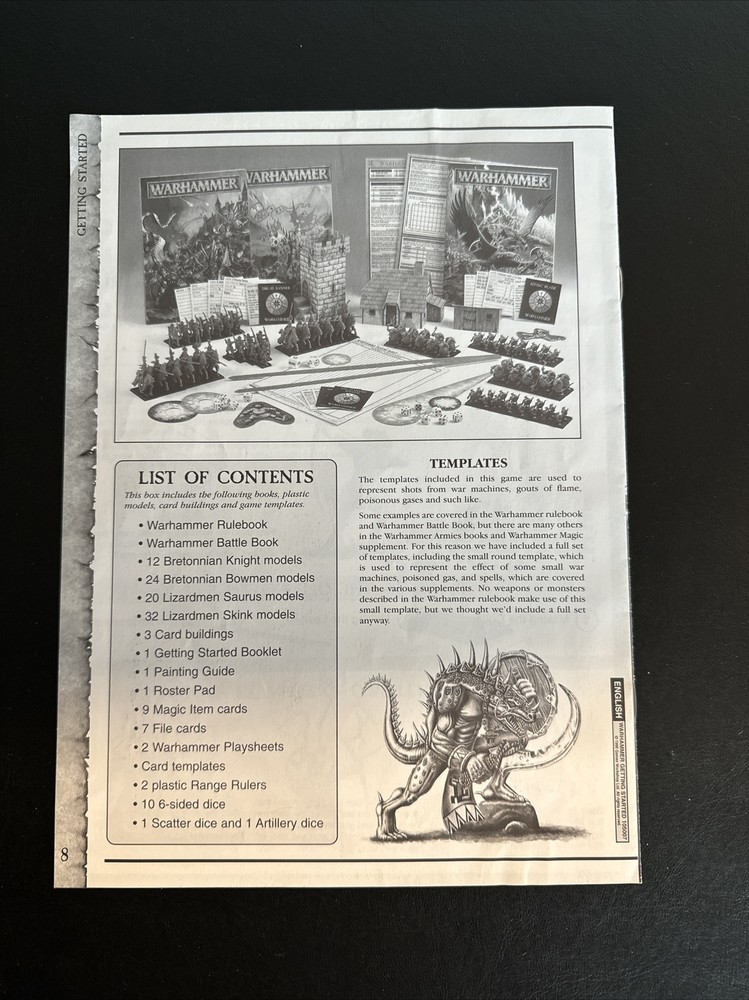 Warhammer: Getting Started booklet