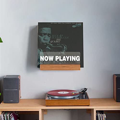 Light up Now Playing Vinyl Record Stand Wall Mount,Now Rectangular-Now Playing