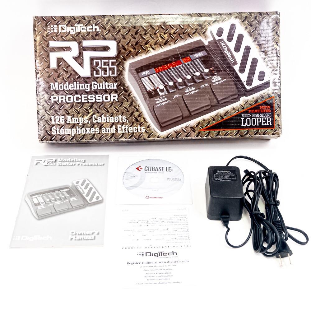 DigiTech RP355 Multi-Effect Processor – Includes Box, Power Supply & Accessories