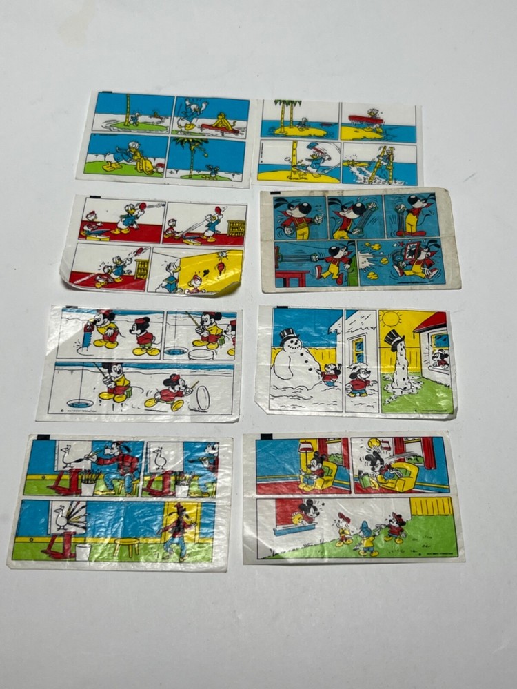 Donald Inserts from Chewing Gum 50 pieces Gum inserts