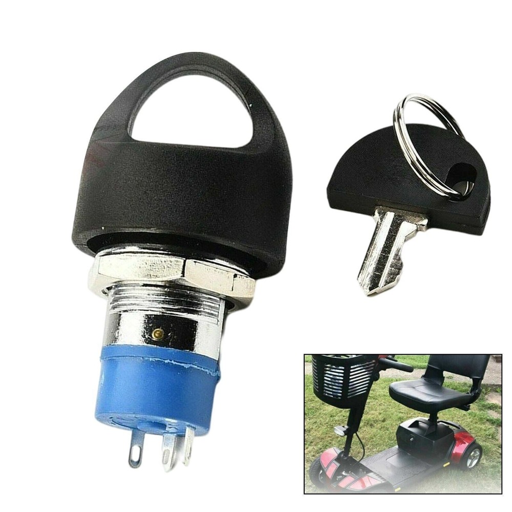 USA Mobility Scooter Spare Start On/off Ignition Switch 2 Keys FOR PRIDE Practiu