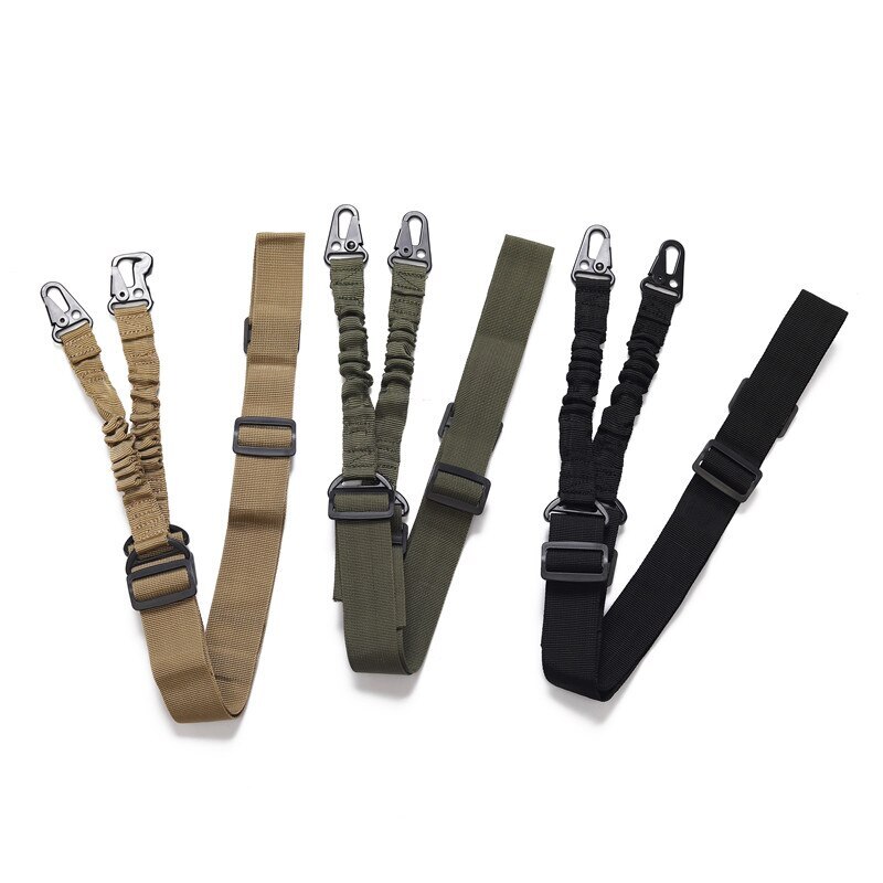 2 Point Traditional Gun Slings Standard Strap with Metal Hook for Outdoor Sports