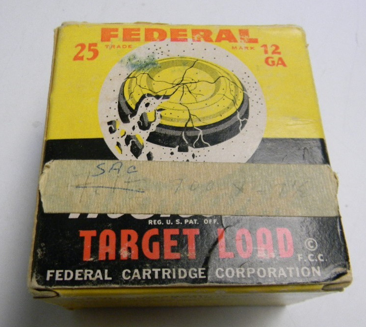 Federal Monark Target Load 12 ga. Shotgun Shell Box - Empty