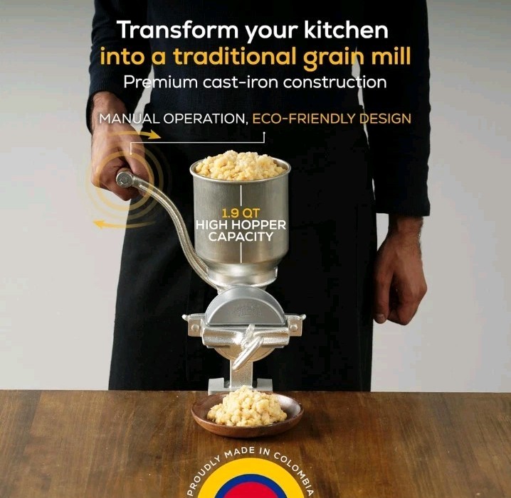 GENUINE Corona® Manual Hand Mill Grinder for Grains, Corn, & Beans