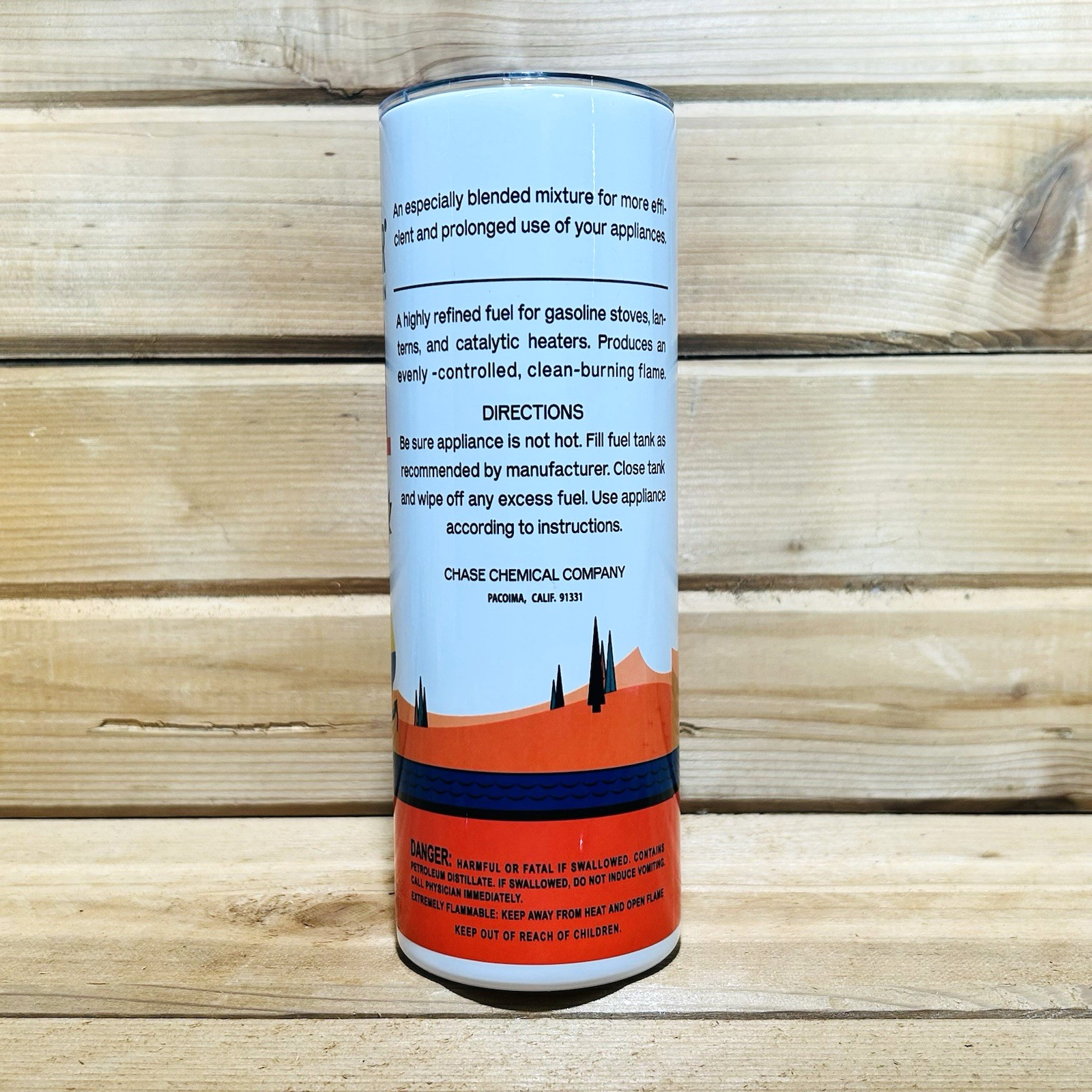 Park Ranger Coleman Lantern Fuel Can Designed Insulated Coffee Tumbler w/ Straw