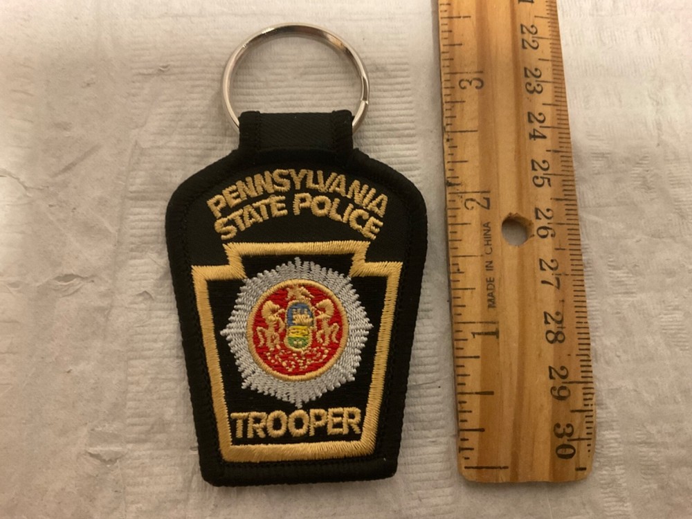 Pennsylvania State Police Patch key chain.