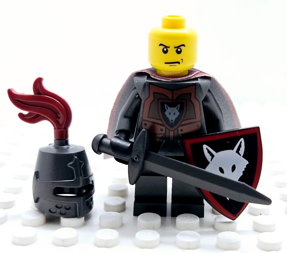 Custom Castle WOLFPACK Knight Commander (1 Figure + Horse & Barding)