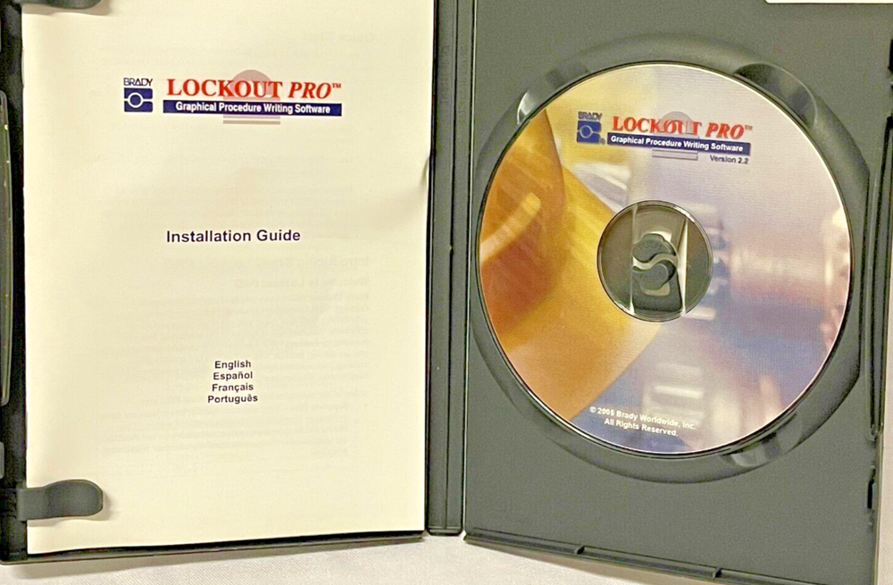 Brady Lockout PRO™ ver 2.2 Graphical Procedure Writing Software