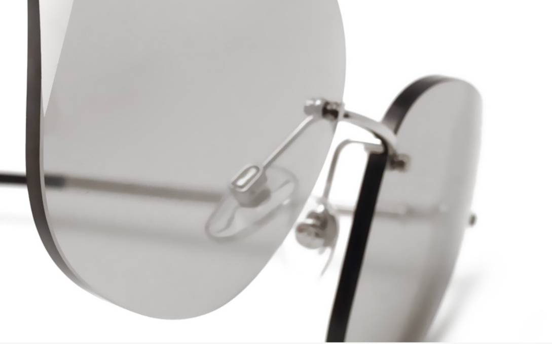 1x Replacement Nose Pads for Chanel Sunglasses Eyeglass Snap-On/Push-in Type SIL