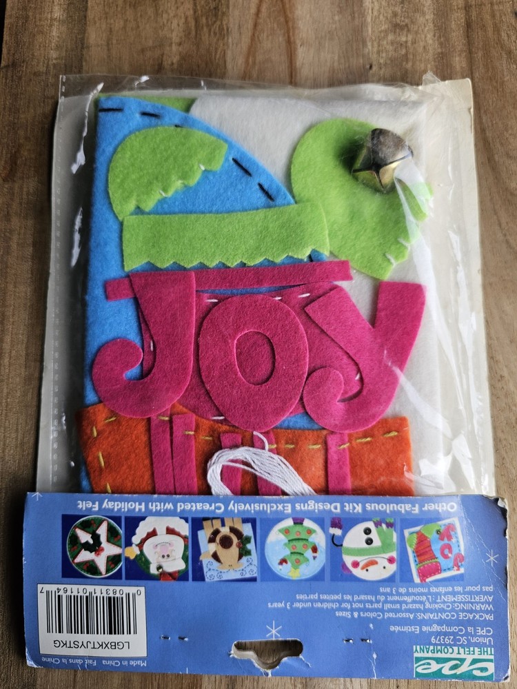CPE Whimsical Holiday Felt- Joy Stocking Kit