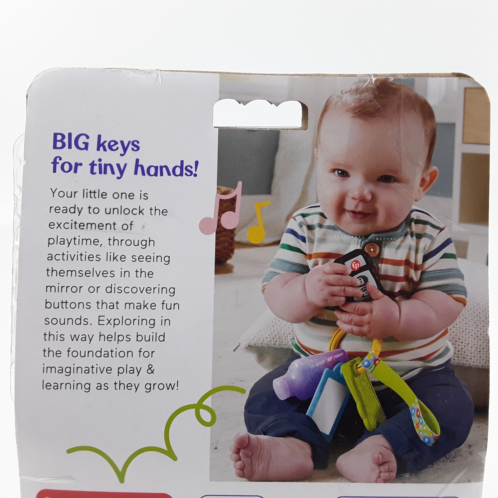 Mattel Fisher-Price Laugh & Learn Play & Go Activity Keys Baby and Toddler Toy
