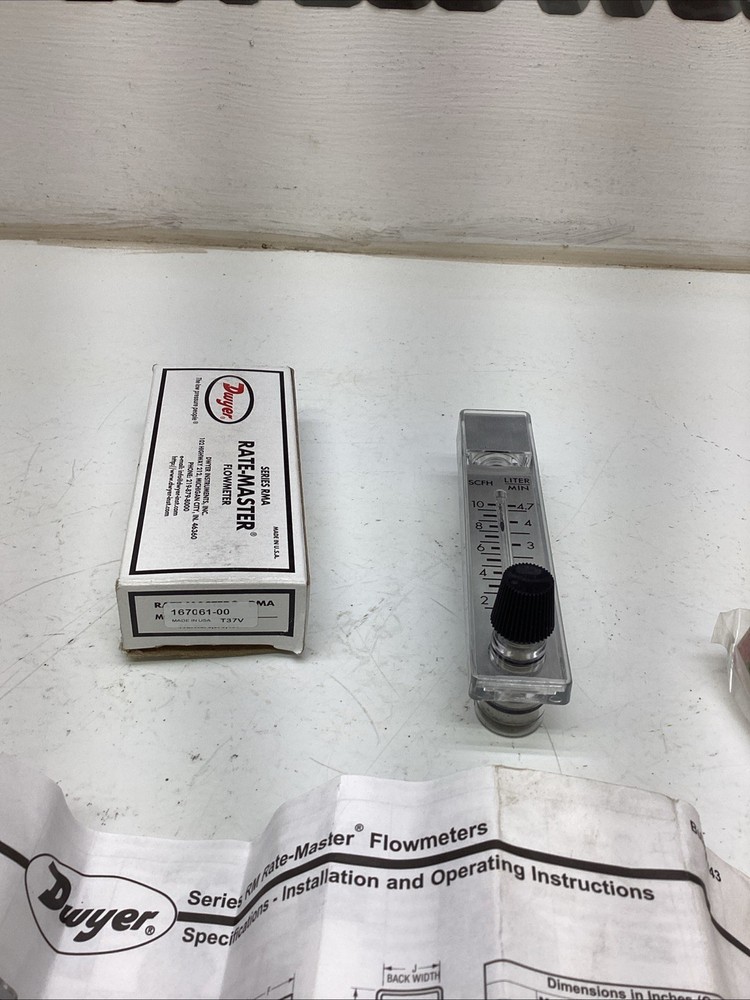 Dwyer Rate-Master Flow meter 167061-00 NIB