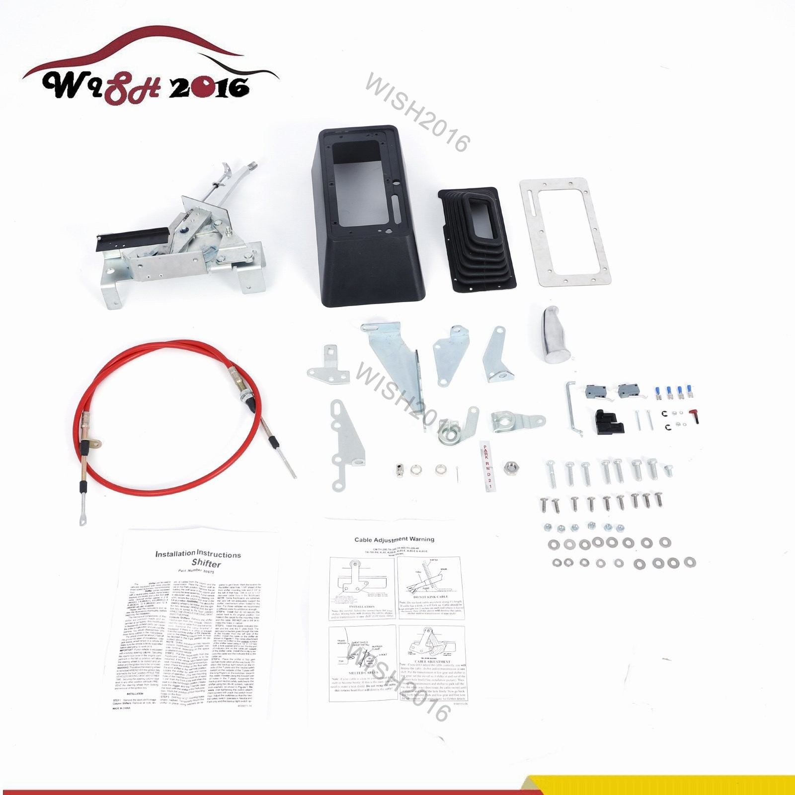 For B&M 80675 Automatic Shifter C4 C6 AOD 727-A-904 TH250 TH400 TH350 700R4 New