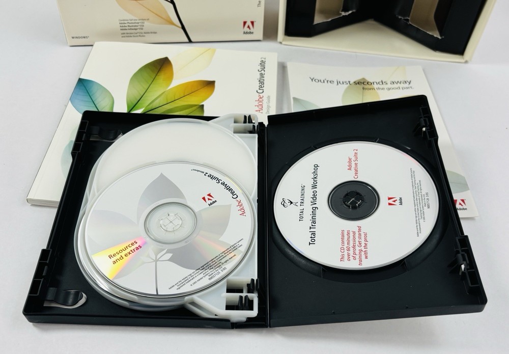 VINTAGE Adobe Creative Suite 2 Standard CS2 PC Windows Complete Retail Box