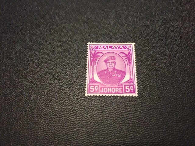 Johore stamp 134 MH