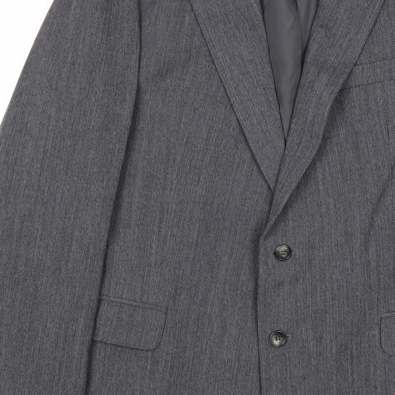 Vintage St Michael Mens Grey Polyester Blend Jacket Suit Jacket Size 44 Regular