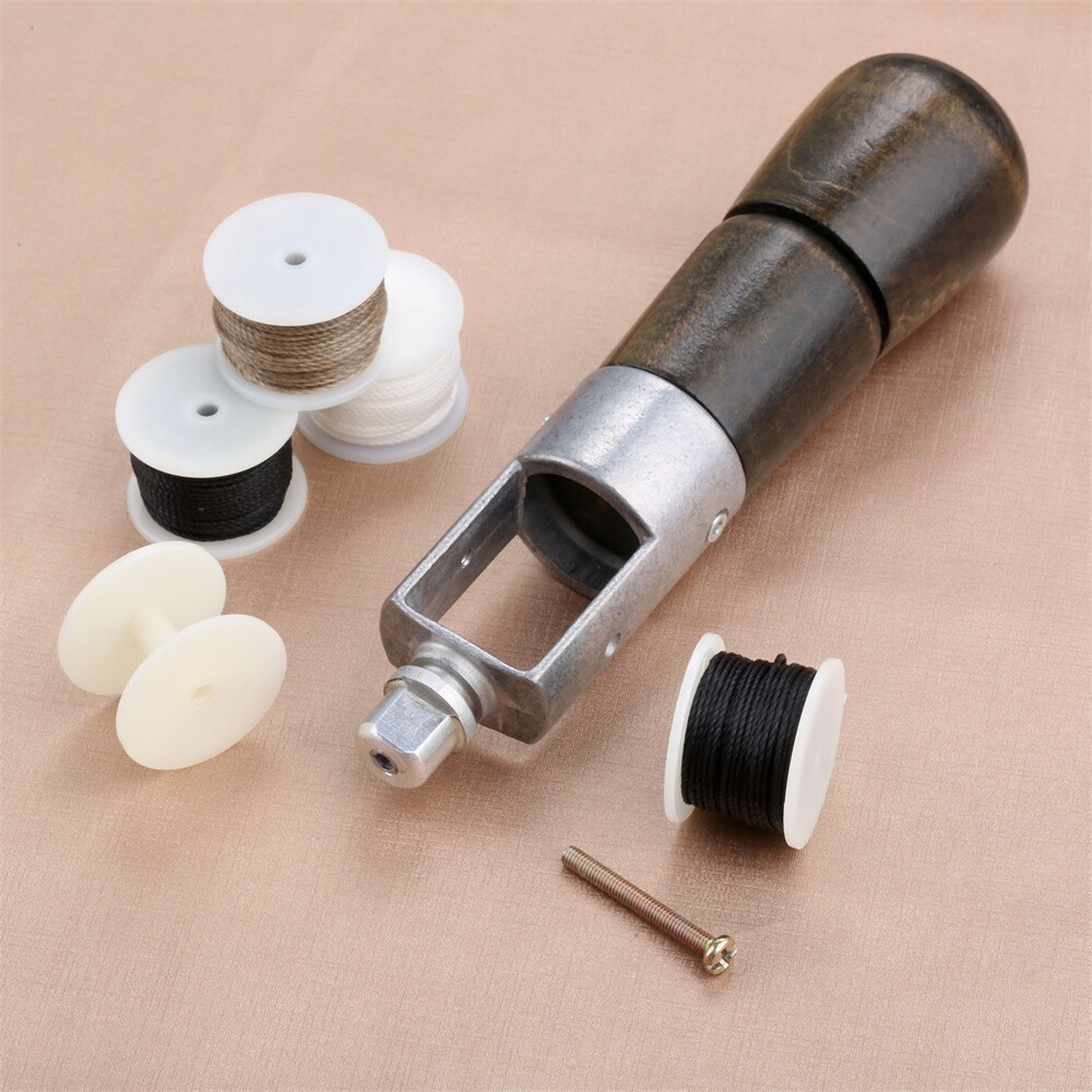 Lock Stitching Tool Needle Thread Leather Stitching Tool Belt Strips Shoemaker